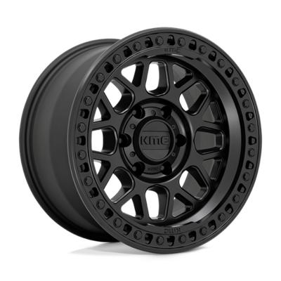 KMC KM549 GRS Wheel, 18x9 with 8 on 6.5 Bolt Pattern - Satin Black -  KM54989080718